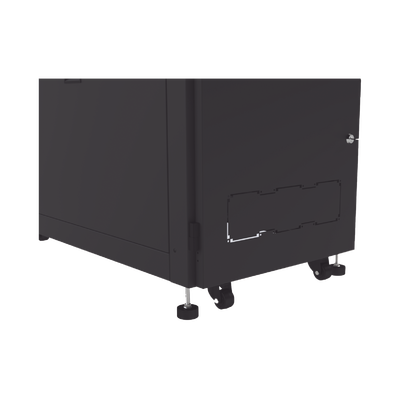 Gabinete Profesional de Piso para Telecomunicaciones de 12UR, 1000 mm Profundidad, Se envía el Gabinete armado.
