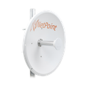 Antena Direccional de alto rendimiento / diámetro  de 60 cm / 4.9-6.4 GHz / Ganancia 30 dBi / SLANT de 45 ° y 90 ° / Ideal para 30 km / Conector N-Hembra / Montaje  y jumpers incluidos.