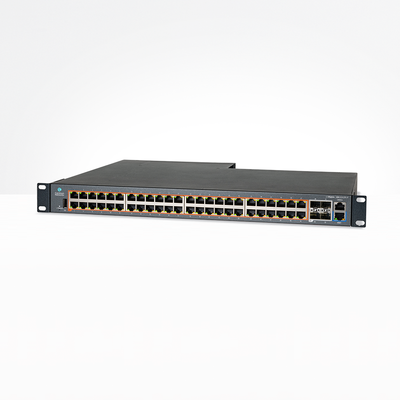 Switch PoE inteligente / cnMatrix EX2052R-P / PoE+ / 48 puertos x 1 Gps / 4 SFP+, fuente de alimentación extraíble