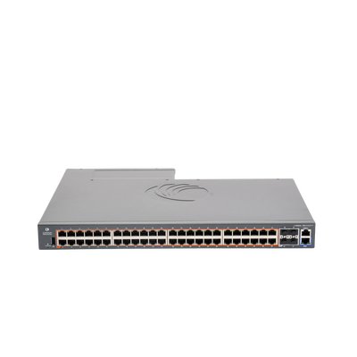 Switch PoE inteligente / cnMatrix EX2052R-P / PoE+ / 48 puertos x 1 Gps / 4 SFP+, fuente de alimentación extraíble