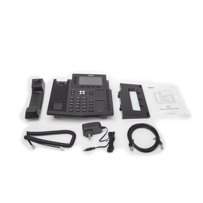 Teléfono IP Empresarial con Estándares Europeos, 20 lineas SIP con pantalla LCD a color, 60 teclas DSS/BLF, puertos Gigabit, IPv6, Opus , PoE/DC