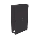 Gabinete Profesional para Telecomunicaciones de 45UR, 1200 mm Profundidad, Incluye 2 Organizadores Verticales de 45 Unidades de Rack, Se envía el Gabinete Armado.
