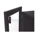 Gabinete Profesional para Telecomunicaciones de 45UR, 1200 mm Profundidad, Incluye 2 Organizadores Verticales de 45 Unidades de Rack, Se envía el Gabinete Armado.