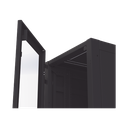Gabinete Profesional para Telecomunicaciones de 45UR, 1200 mm Profundidad, Incluye 2 Organizadores Verticales de 45 Unidades de Rack, Se envía el Gabinete Armado.