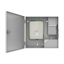 Controlador de Acceso 4 Puertas Administrable en la Nube con Hik-Connect Teams / Interfaz Web / 8 Lectores de Huella o Tarjeta / 100,000 Tarjetas / 10,000 Huellas / Incluye Gabinete y Fuente de Alimentación 12Vcd 8 A / Soporta Batería de Res