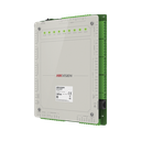 Controlador de Acceso 4 Puertas Administrable en la Nube con Hik-Connect Teams / Interfaz Web / 8 Lectores de Huella o Tarjeta / 100,000 Tarjetas / 10,000 Huellas / Incluye Gabinete y Fuente de Alimentación 12Vcd 8 A / Soporta Batería de Res