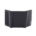Cartera Athens Negra de Piel con Compartimento de Micromalla para ID. Doblable en 3 Partes con Divisor de Billetes. Pocket Wallet