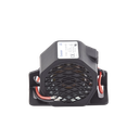 Alarma de reversa vehicular, 12-24 Vcc, 107 dBA