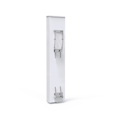 Antena Sectorial para Exterior / Frecuencia 1710-2190 MHz / Ganancia 18 dBi / Ancho de Banda 480 MHz / VSWR ≤1.5 / Potencia Máxima 200W / IP65 / Montaje en Tubo