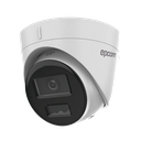 [Dual Light] Turret IP 4 Megapixel / Lente 2.8 mm / 30 mts IR + 30 mts Luz Blanca / Micrófono Integrado / ACUSENSE Lite / Exterior IP67 / H.265 / PoE / ONVIF / Micro SD