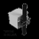 Gabinete de Exterior con Rack de 19" de 9UR con Ventiladores y Termostato, Se envía el Gabinete armado, (Montaje a poste o torre se vende por separado).