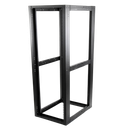 Rack Estándar 19" de 4 Postes, Acero, 45 Unidades, Profundidad Ajustable.