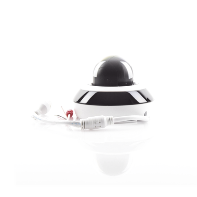 Mini Domo PTZ IP 4 Megapixel / 4X Zoom / H.265+ / 20 mts IR EXIR / WDR / PoE / IK10 /Exterior IP66 / DarkFighter / Micrófono Integrado / Micro SD