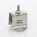 Sujetador de Doble Click para Cable Coaxial de 1/2 Pulgada Paquete de 10 Piezas