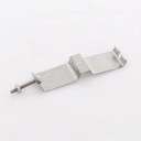 Sujetador de Doble Click para Cable Coaxial de 1 1/4 Pulgadas - Paquete de 10 Piezas