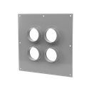 Placa Pasamuros Con Capacidad de 4 Botas de 4