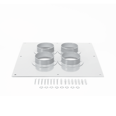 Placa Pasamuros Con Capacidad de 4 Botas de 4
