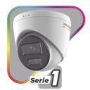 [Dual Light + ColorVu] Turret IP 2 Megapixel / Lente 2.8 mm / 30 mts IR + 30 mts Luz Blanca / Micrófono Integrado / ACUSENSE Lite / Exterior IP67 / WDR 120 dB / PoE / Micro SD / ONVIF