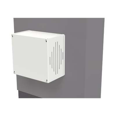 Gabinete para Resguardo de Sirena de 30 W (SF581A o SF581L No incluida), Preparación para Tamper (No incluido).