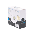 Bobina de cable de 100m, Cat5e, 24 AWG, color Gris, UL, para aplicaciones en videovigilancia, redes de datos. Uso Interior