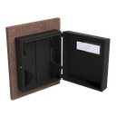 Gabinete de Pared con Rack Horizontal de 6 UR, con Ventanilla de Inspección, Se envía el Gabinete Armado.