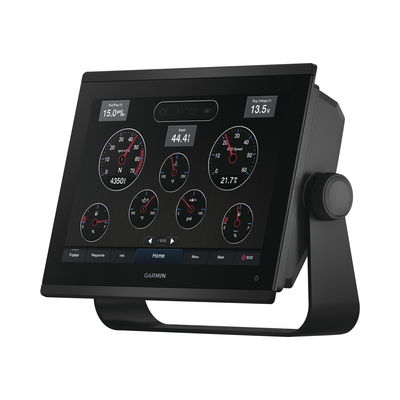 GPSMAP® 1223xsv / Pantalla Táctil WXGA 12.1" / Resolución 1280x800 / GPS-GLONASS-Galileo / Compatible con NMEA 2000 y 0183 / Sonda CHIRP Integrada / ClearVü y SideVü / IPX7 / Alimentación 10-32 Vdc