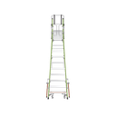 Escalera Fija de 8' (2.4m) de Fibra de Vidrio con Jaula y Peldaños de Aluminio. (SKU:19708-146).