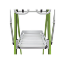 Escalera Fija de 8' (2.4m) de Fibra de Vidrio con Jaula y Peldaños de Aluminio. (SKU:19708-146).