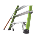 Escalera Fija de 8' (2.4m) de Fibra de Vidrio con Jaula y Peldaños de Aluminio. (SKU:19708-146).