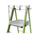 Escalera Fija de 8' (2.4m) de Fibra de Vidrio con Jaula y Peldaños de Aluminio. (SKU:19708-146).