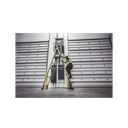 Escalera Fija de 8' (2.4m) de Fibra de Vidrio con Jaula y Peldaños de Aluminio. (SKU:19708-146).