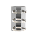 Montaje de Poste para PTZ / Acero Inoxidable / Compatible con PTZ HIKVISION