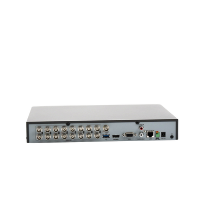 DVR 16 Canales TurboHD + 8 Canales IP / 5 Megapixel Lite - 3K Lite / Acusense (Evita Falsas Alarmas) / Audio por Coaxitron / 1 Bahía de Disco Duro / H.265+ / Salida de Video en Full HD
