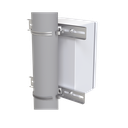 Montaje de Metal Galvanizado para Poste Universal para Gabinetes de Ancho Hasta 30 cm.