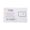 SIM Yobi para dispositivos móviles 3G/4G con recarga de 1GB cada mes durante 1 año de servicio (solo datos)