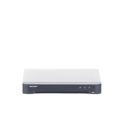 DVR 4 Canales TurboHD +  4 Canales IP / 8 Megapixel (4K) / Audio por Coaxitron / 1 Bahía de Disco Duro / Salida de Video en Full HD / H.265+