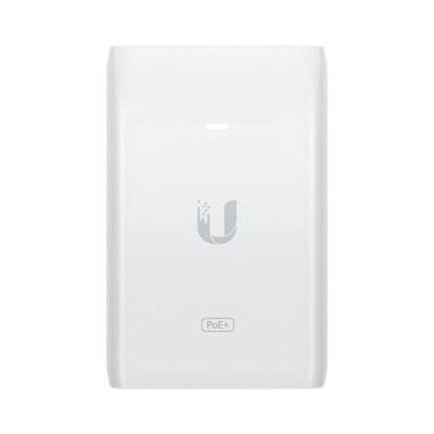 Adaptador PoE Ubiquiti (48 VDC, 0.65A) puerto Gigabit, ideal para equipos UniFi