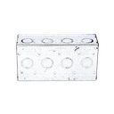Caja Multigang de 4 Gangs,/ Profundidad de 2-1/2"/ 20 TKO (1/2"- 3/4").