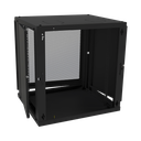 Gabinete de Pared Fijo, Puerta Perforada, Rack 19in,  de 12 Unidades de Rack