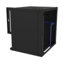 Gabinete de Pared Fijo, Puerta Perforada, Rack 19in,  de 12 Unidades de Rack