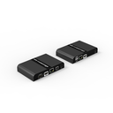 Kit extensor KVM (HDMI y USB 2.0) hasta 100 metros / Resolución 4K @ 30 Hz / Cat 6/6A/7 / CERO LATENCIA / Salida Loop / Soporta Switch Gigabit para control KVM múltiple / Soporta hasta 253