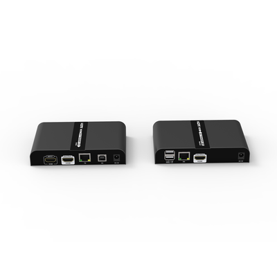 Kit extensor KVM (HDMI y USB 2.0) hasta 100 metros / Resolución 4K @ 30 Hz / Cat 6/6A/7 / CERO LATENCIA / Salida Loop / Soporta Switch Gigabit para control KVM múltiple / Soporta hasta 253