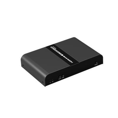 Receptor Compatible para Kits TT671KVM / Resolución 4K@30Hz / Cat 6/6A/7 / Distancia de 100 m / IPCOLOR /  Cero Latencia / Control IR / Compatible con Switch Gigabit para control KVM múltiple.