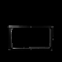 Montaje de Pared para 2 Paneles LED / Uso en Interior / Compatible con DS-D4425FI-CAF(B) y DS-D4418FI-CAF(B)