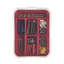 Kit para Sistemas de Fijación en Concreto, Taquetes con doble expansión y guía incluida para fácil instalación (104 piezas)