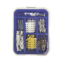 Kit para Sistemas de Fijación en Yeso, Muros Falsos, Tabique hueco, Uso en interiores  (91 piezas)