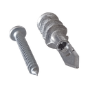 Taquete Métalico TPD Zinc con tornillo 8 x 1 1/4", Ideal para Uso con carteles publicitarios, Electrodomésticos
