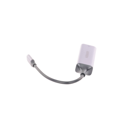 Adaptador de Red USB-C 3.1 (5 Gbps) a RJ45 | Thunderbolt 3 | Admite 10/100/1000 Mbps |  Chip Inteligente | Amplia Compatibilidad | Caja de Aluminio | Longitud del cable 10 cm.