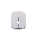 Mouse inalámbrico 2.4 GHz | Ultra Delgado y Silencioso | DPI 1000/1600/2000/4000 (Ajustable) | Alcance 10m | Scroll de Aluminio | Adaptable a diferentes superficies | Diseño suave al tacto | Contiene Receptor USB | Color Gris.