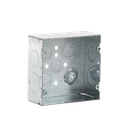 Caja Cuadrada 4 11/16" x 4 11/16"/ Profundidad 2- 1/8"/ 4 Entradas 1", 4 Entradas 3/4", 1 Entrada 1/2" y 3 TKO (1/2"-3/4").